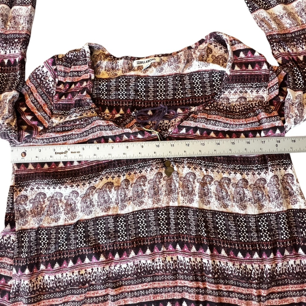 Billabong Boho Tunic/Beach Coverup Dress/Mini Dress
Women’s Size S/P - Picture 11 of 13